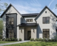 contemporary home with james hardie siding
