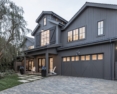 modern charcoal gray home with james hardie siding